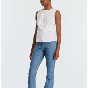 Veronica Beard - Bisa Top in White, Size: 0